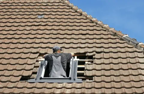 Pose de velux - Avion